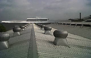 Pemasangan Turboair Turbine Ventilator proyek 15